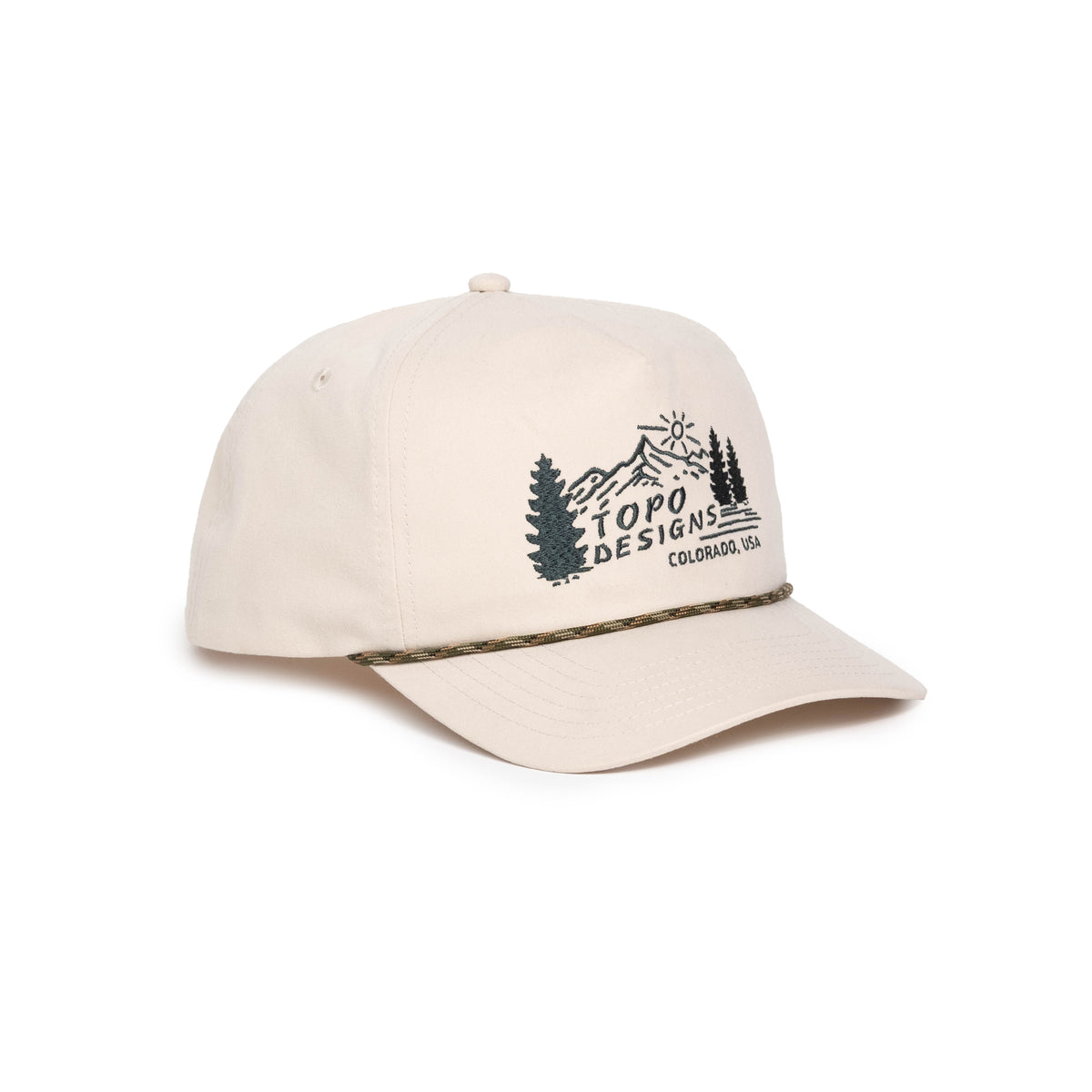 Topo Rope Hat Twill Rope Cap - Mountain Scene | Accessories/Hats | Topo Designs Canada