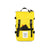 Front detail shot of the Topo Designs Rover Pack Mini in Yellow showing front zipper pocket