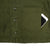 Detail shot of Topo Designs Women's Dirt Jacket in Olive green showing iPhone in front hand pocket.