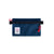 Front product shot of Topo Designs small accessory bags in navy blue