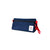 3/4 front product shot of Topo Designs Dopp Kit in Navy blue.
