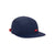 Topo Designs Nylon Camp 5-panel flat brim Hat in navy blue.