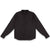 Topo Designs Men's Global Shirt long sleeve lightweight travel snap shirt in black