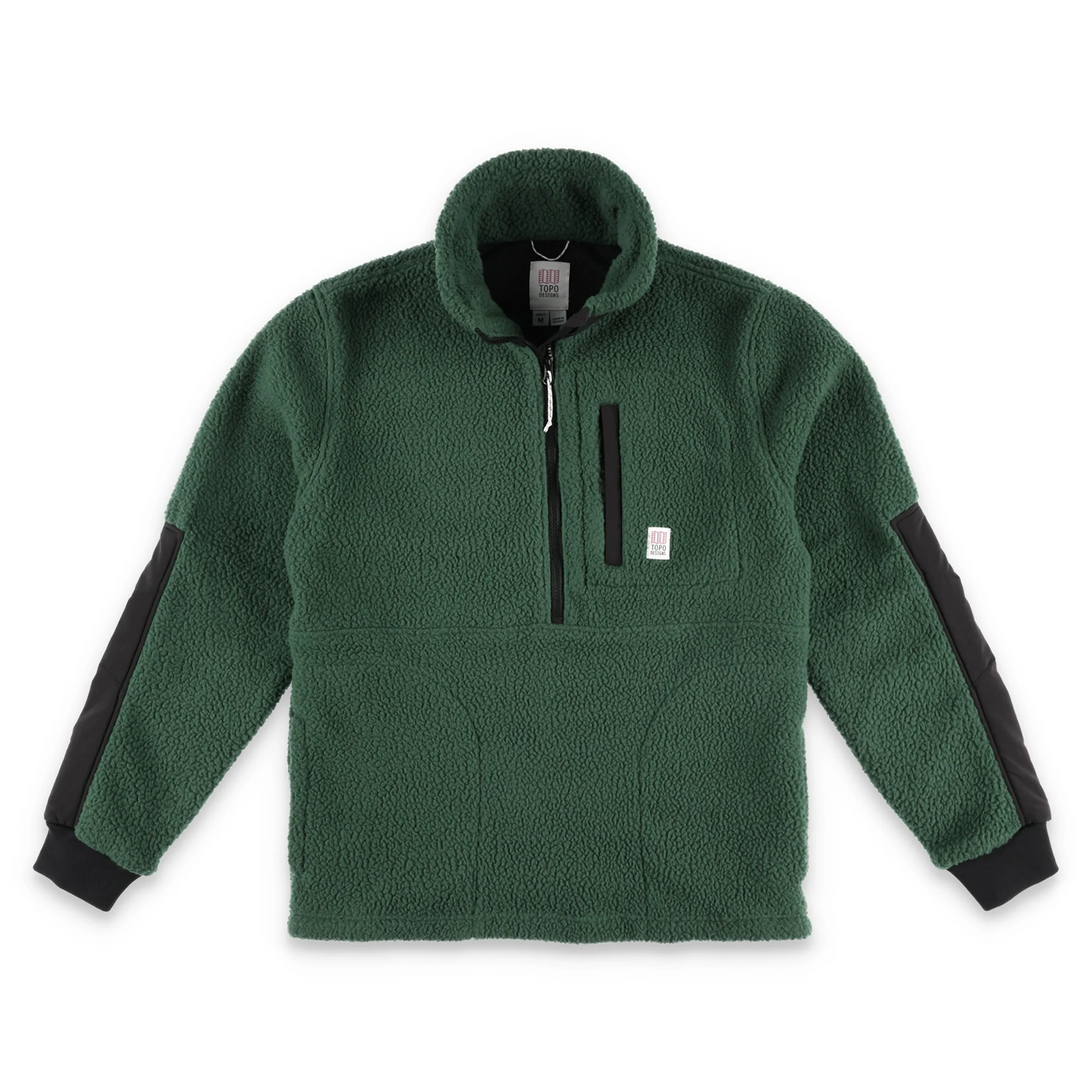 Fleece hot sale pullover jacket