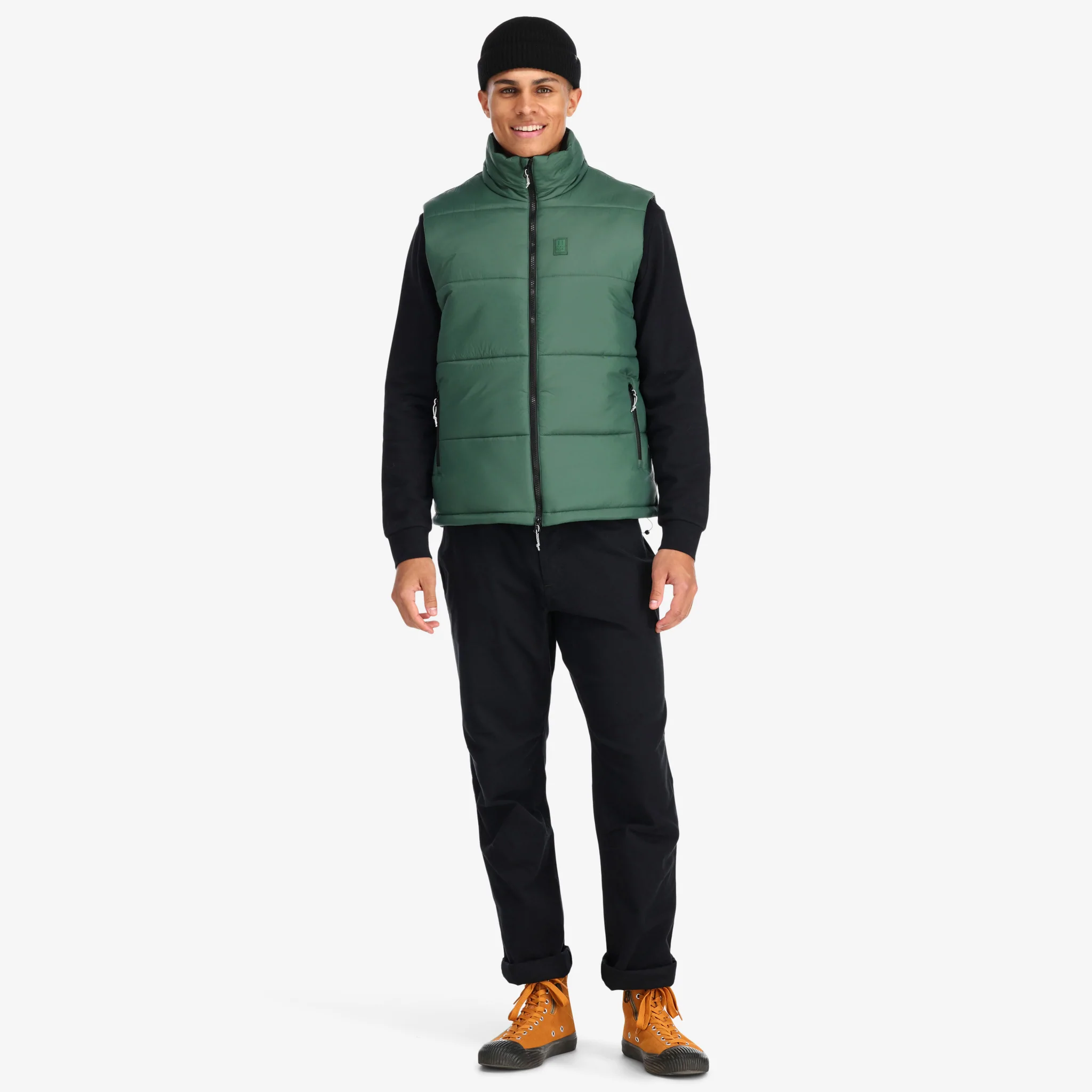 Forest green 2024 puffer vest