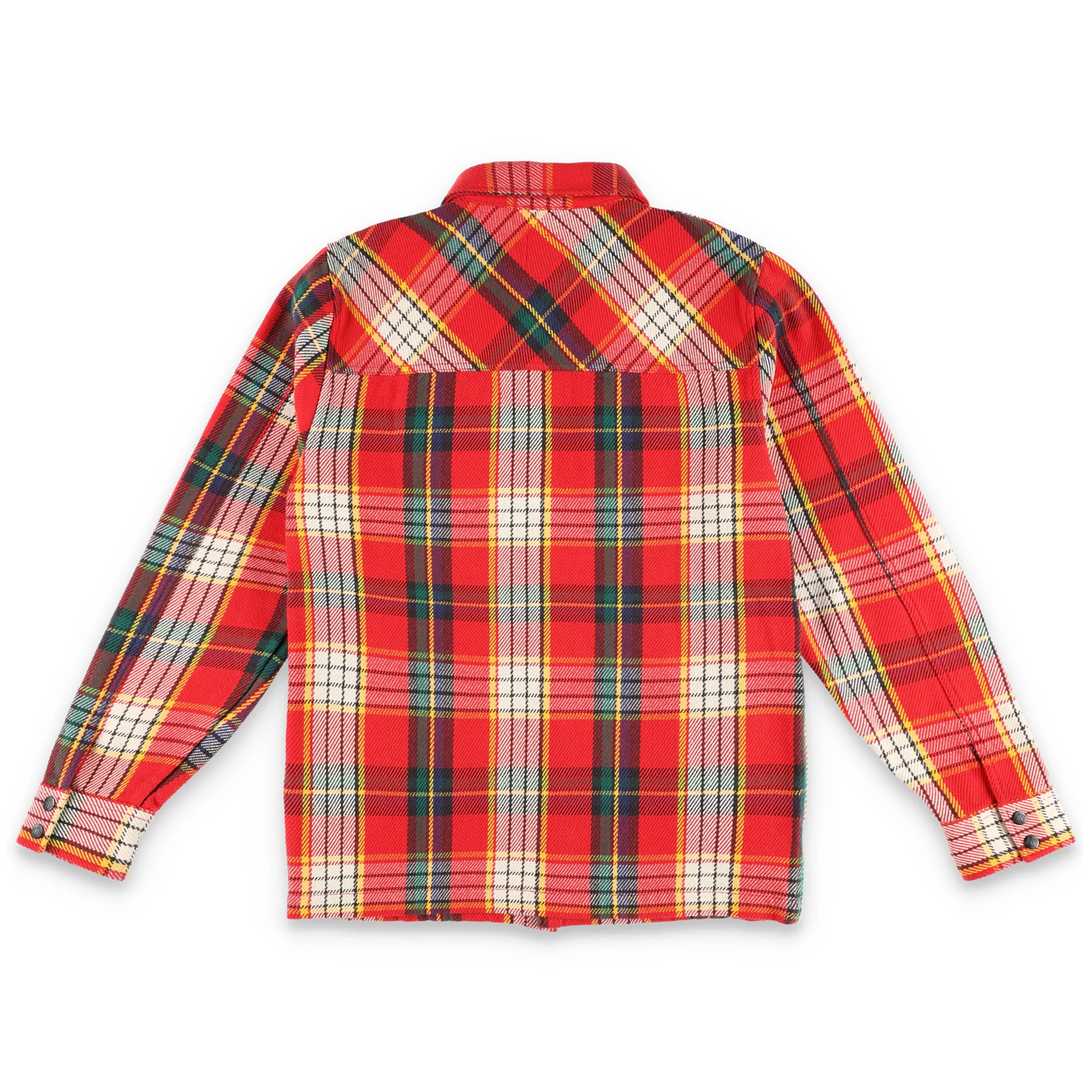 Plaid button 2025 up jacket