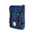 3/4 Front Product Shot of the Topo Designs Rover Pack Classic in Navy blue