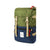 3/4 Front Product Shot of the Topo Designs Rover Pack Classic in Olive/Navy