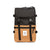Topo Designs Rover Pack Classic laptop backpack in 100% recycled black khaki nylon.