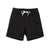 Topo Designs Men's drawstring Dirt Shorts in Black.