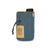 Topo Designs Mountain Chalk Bag for rock climbing and bouldering in lightweight recycled pond blue nylon.