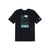Topo Designs Arcade Mountain men's short sleeve 100% organic cotton graphic t-shirt in Black
