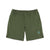 Topo Designs Men's Global lightweight quick dry travel Shorts in Olive green.
