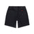 Back pockets on Topo Designs Men's Mountain organic cotton Shorts in Black.