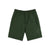 Topo Designs Men's Tech Shorts Lightweight 4-way stretch in olive green.