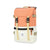 Topo Designs Rover Pack Classic laptop backpack in recycled bone white and coral pink.