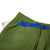Detail Shot of Topo Designs Women's River Shorts in Olive green showing phone in side seam hand pockets.