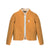 Front product shot of the sherpa jacket in natural/khaki showing the DWR tech fabric