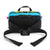 Back product shot of Topo Designs Quick Pack in Blue showing waist strap