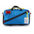 Front product shot of Topo Designs Quick Pack in Blue showing bike light attachment loop