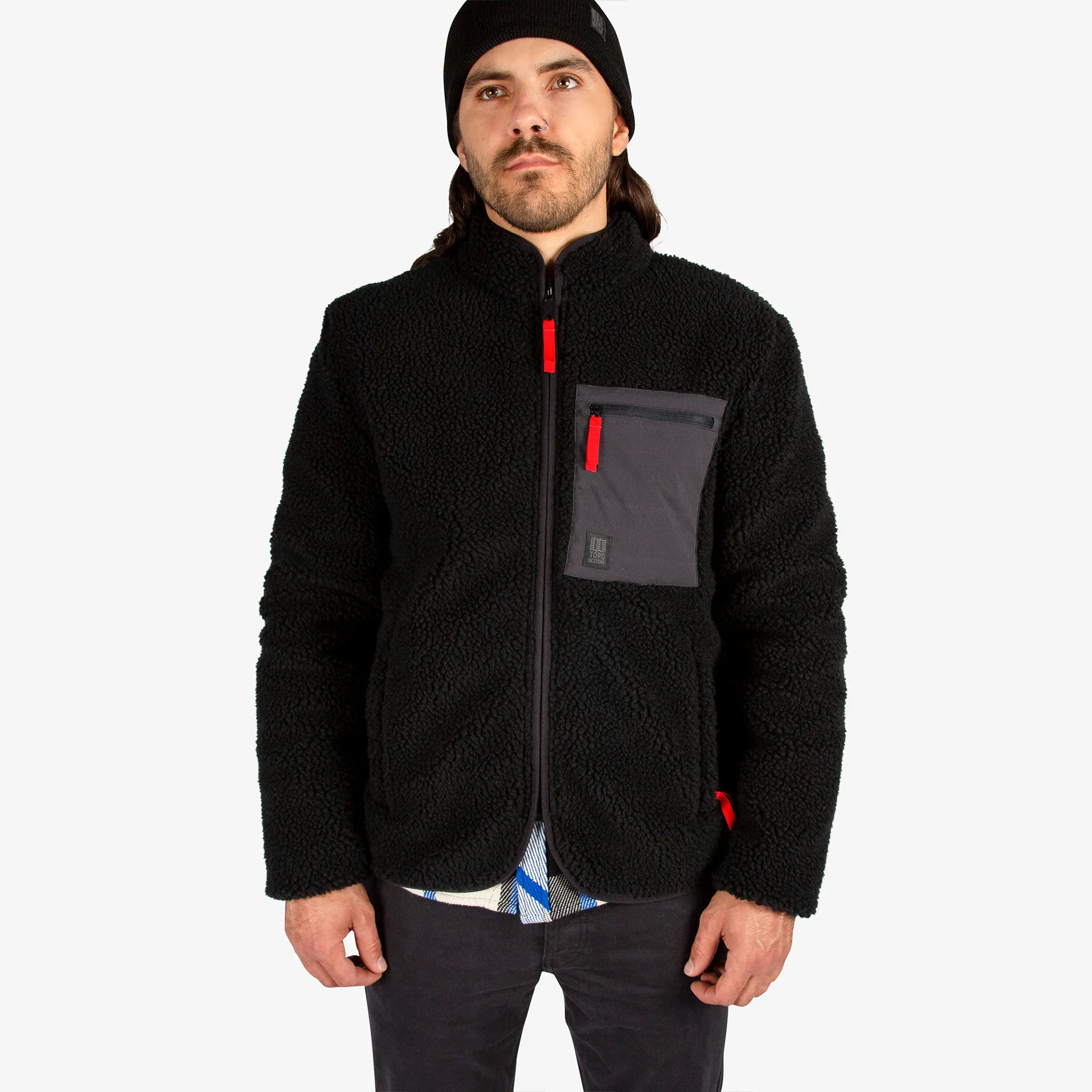 Male 2025 sherpa jacket