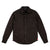 Front product shot of Topo Designs Men's Insulated Shirt Jacket in Black.